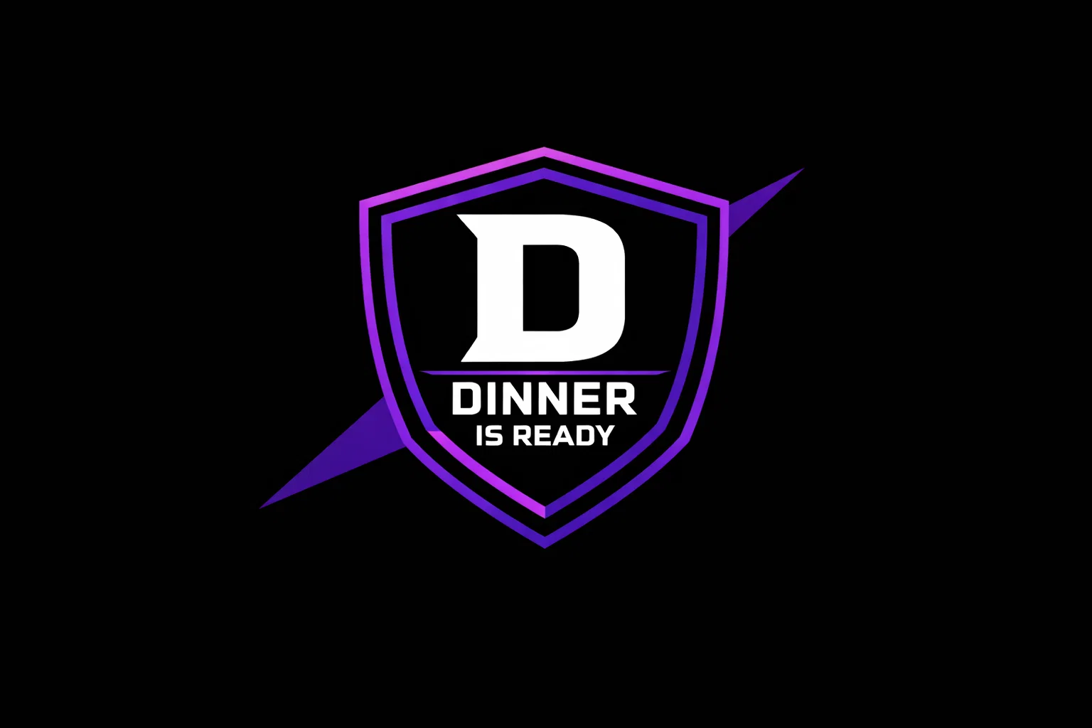 dinner is ready black